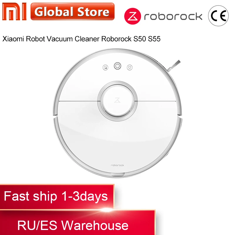 Roborock S50 S55 Xiao mi пылесос 2 робот для домашнего подметания влажной уборки пыли умный