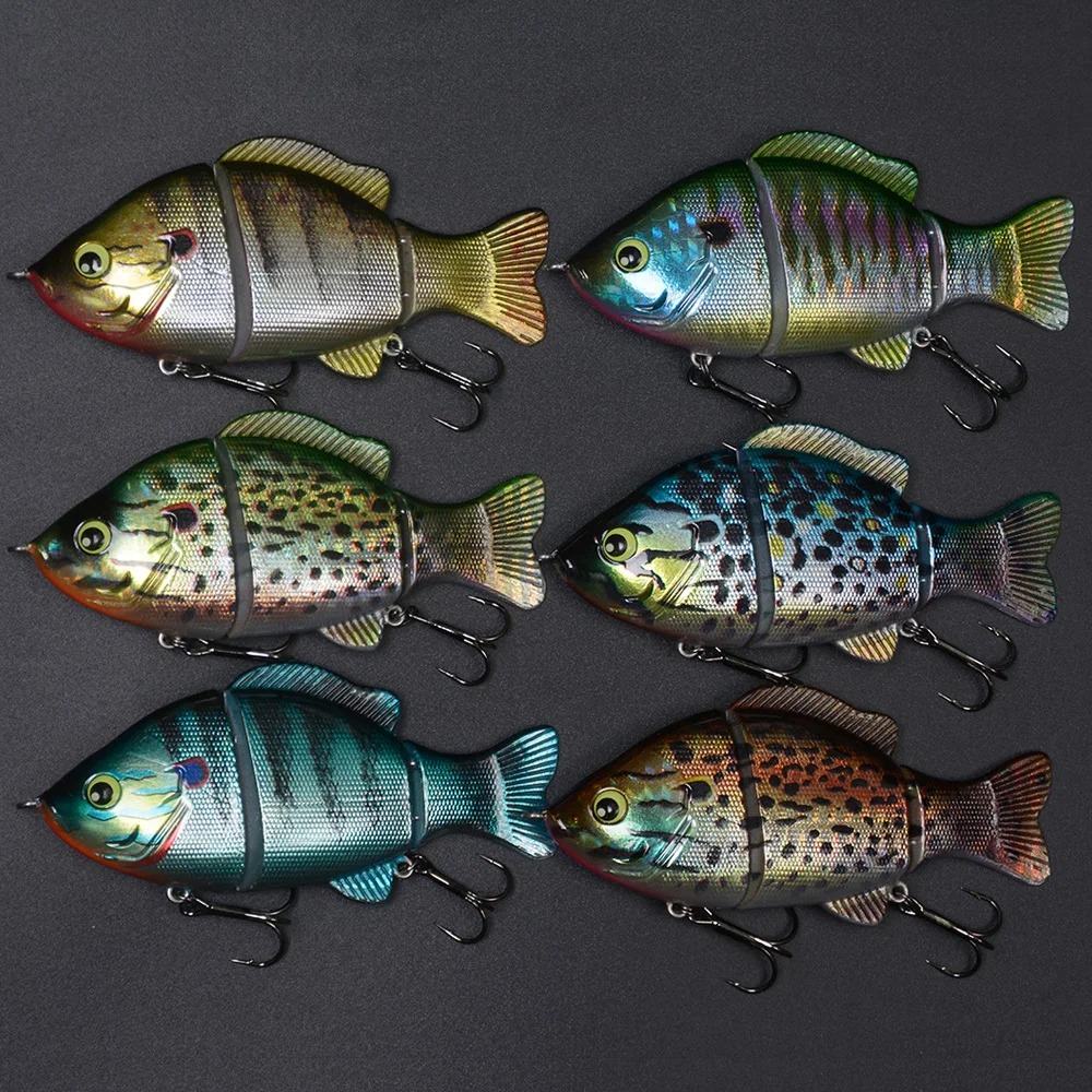 Погружающаяся swimbait соединенная приманка 90 мм 21 г рыболовная CF для плавания