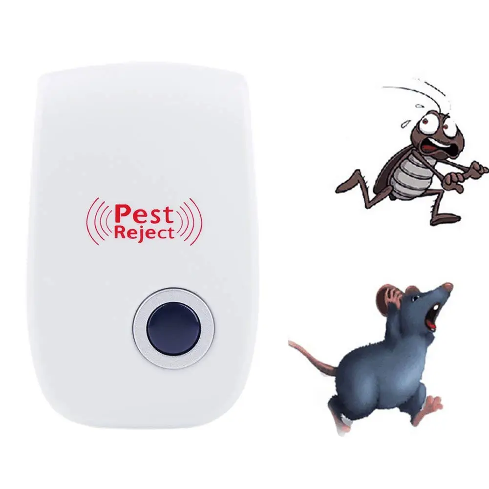 

Ultrasonic Pest Repellent Pest Control Plug In for Mouse, Rats,Bugs, Spiders, Mosquitoes, Roaches, Ants with US Plug