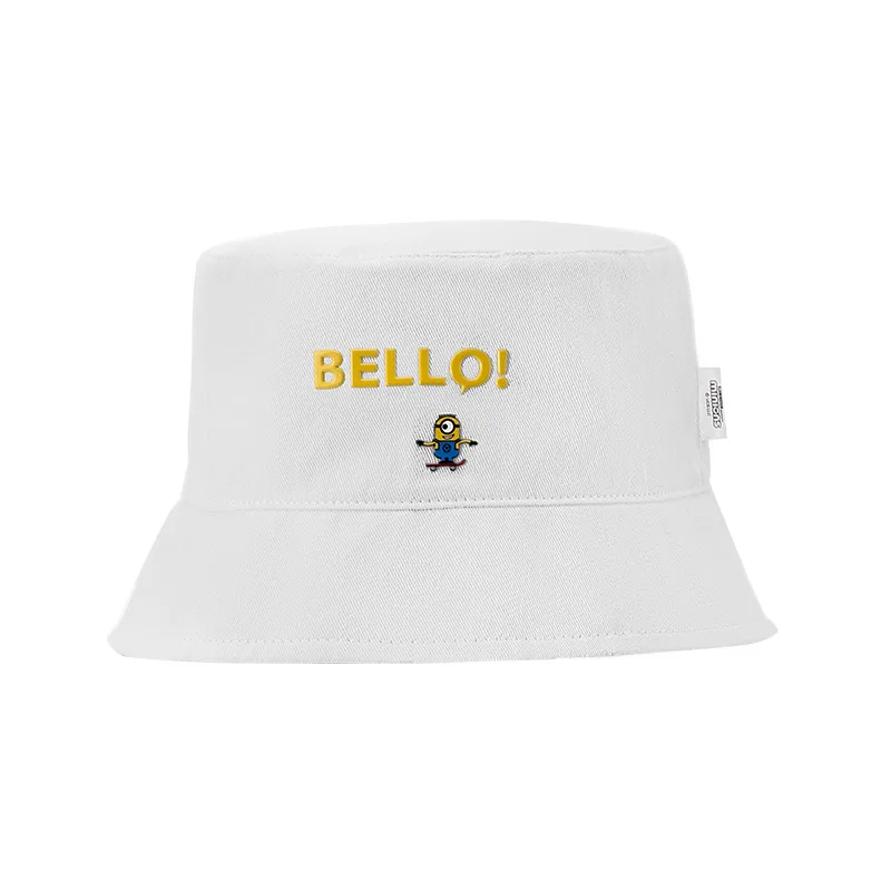 Миньоны детские шапки милые рыбацкие двухсторонние рыбака универсальные для