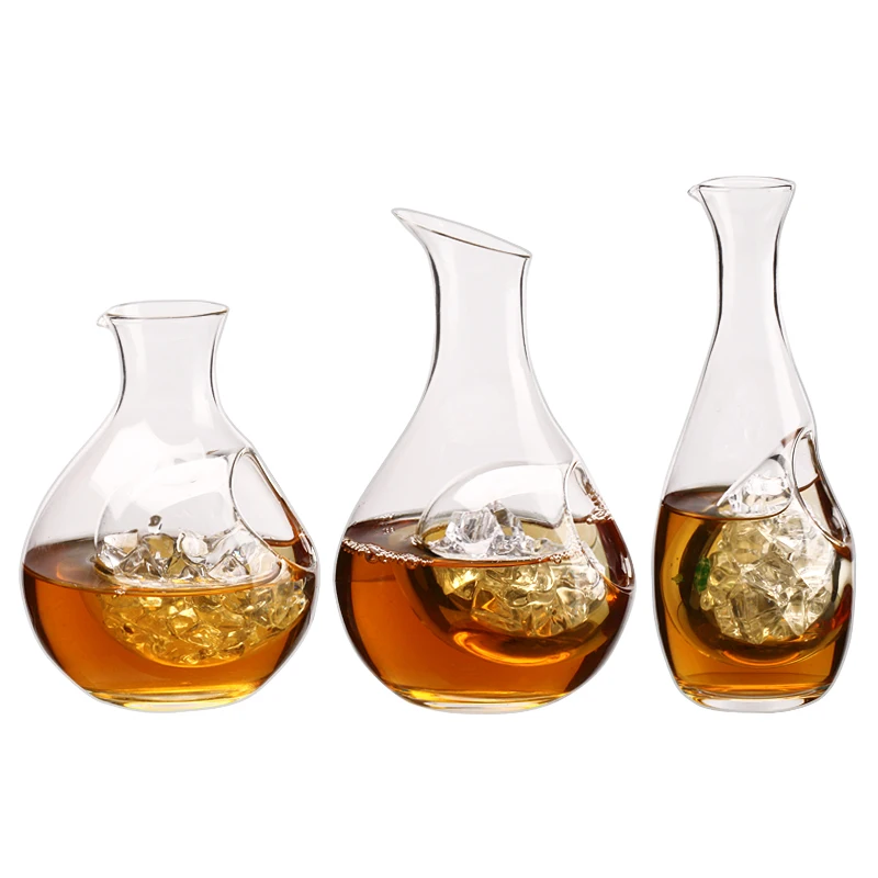 

Japanese Sake Bottle Glass Wine Crystal Water Hip Flask Classic Handmade Light Luxury Botella Licor Daily Necessities EB5JH