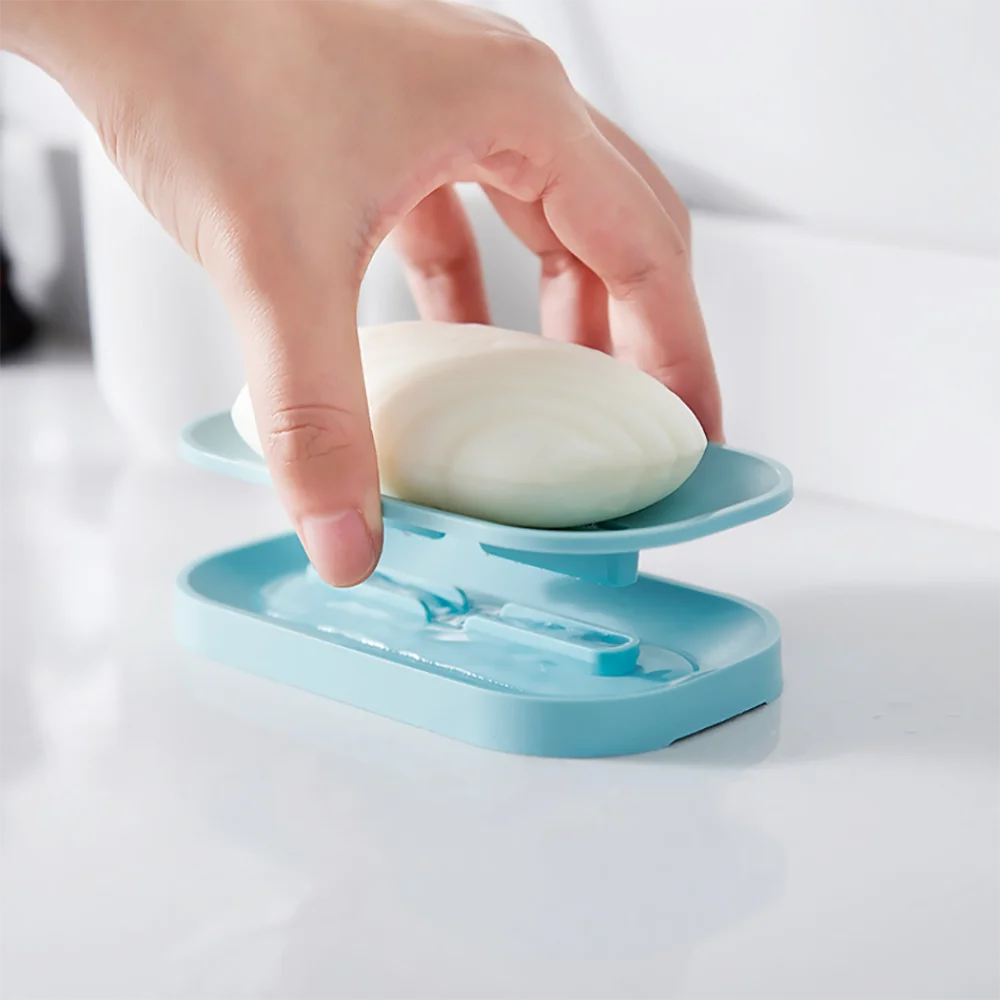 1 шт. Новый портативный держатель для мыла дома и общежития двойная ванная
