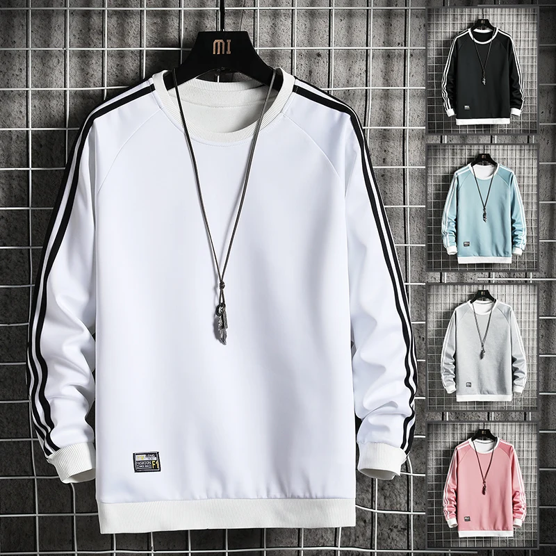 

Solid Color Sweatshirt Men Harajuku Hoodies Autumn Spring Hoody Casual Hoodie Sweatshirts Men Streetwear Clothes WY300