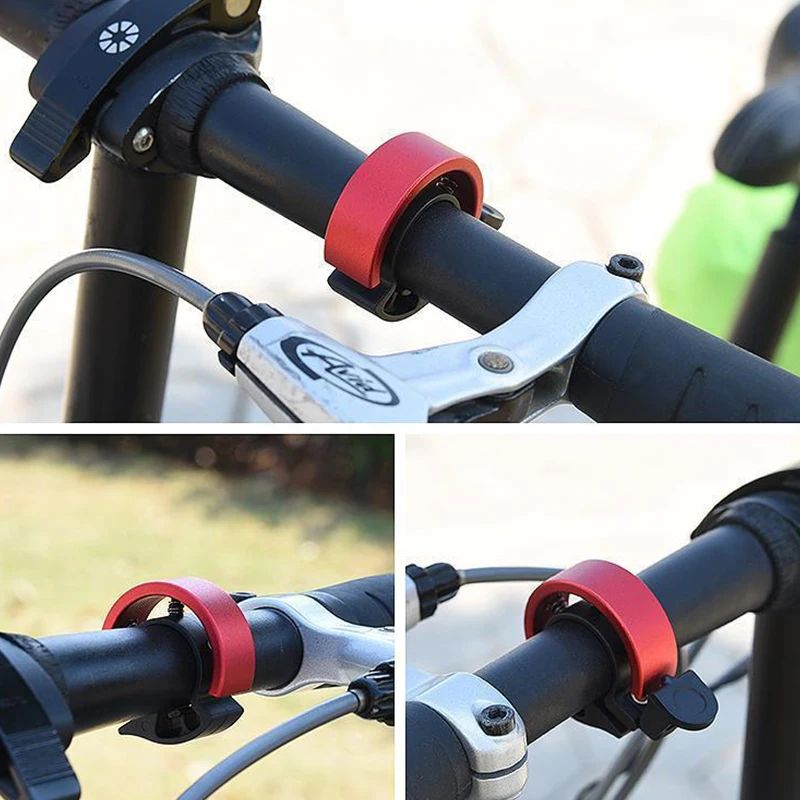 

Bike Bell Aluminum Alloy Bike Ring Bicycle Horn O-shaped Cycling Bells Safety Warning Alarm Cycling Accessories