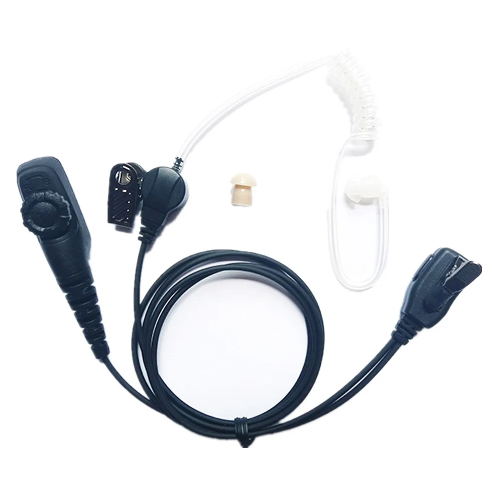 Наушники-вкладыши с пневматической трубкой гарнитура динамик микрофон PTT для