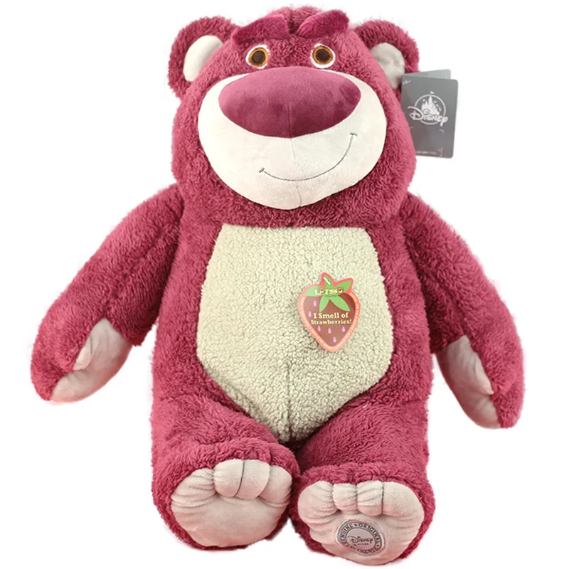 

Big Size Disney Original Toy Story Lotso Strawberry Bear Stuffed Bear Super Soft Toys For Kids Strawberry Smell Children Gift