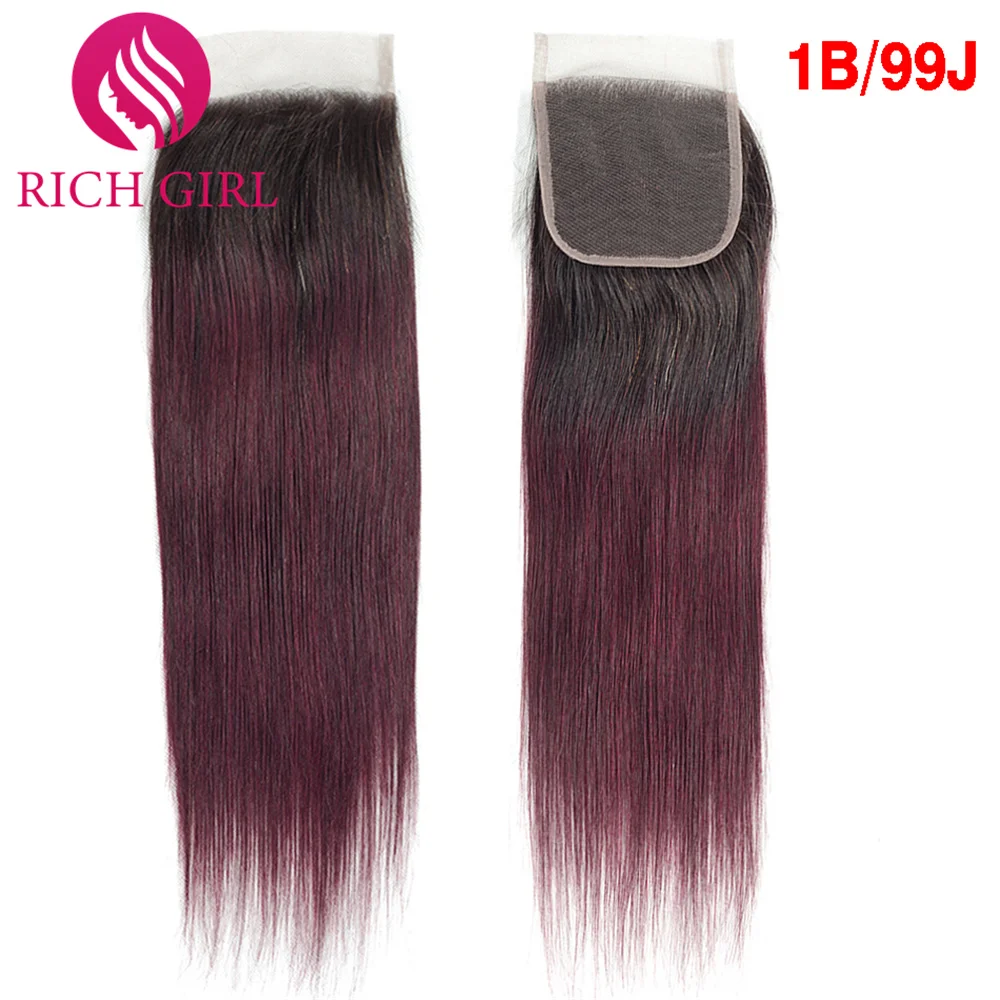 Dark Root Closures Remy Hair