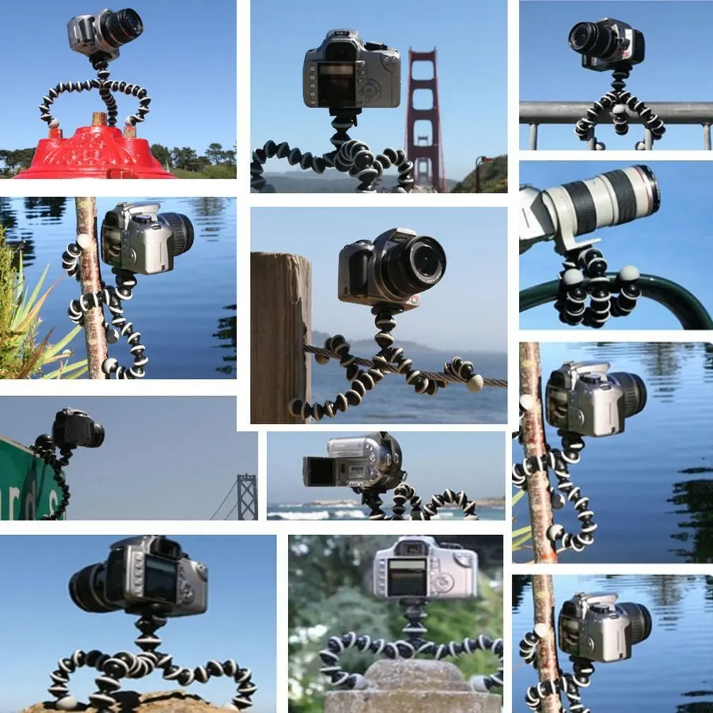 Черный Мини Гибкий штатив стойка Gorillapod Monopod Octopus штативы для цифровой камеры Gopro