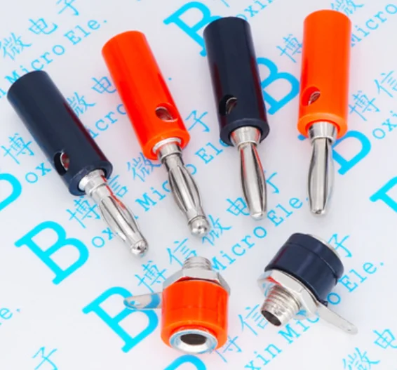 Штекер и гнездо 4 мм штекер типа банан для вставки коннектора Детали модели