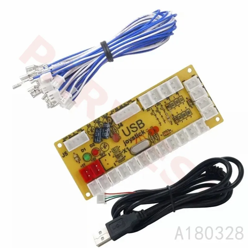 2 шт./лот аркадный USB энкодер Fight Stick Raspberry Pi джойстик Кнопка PC MAME Ретро пирог Zero Delay 5V