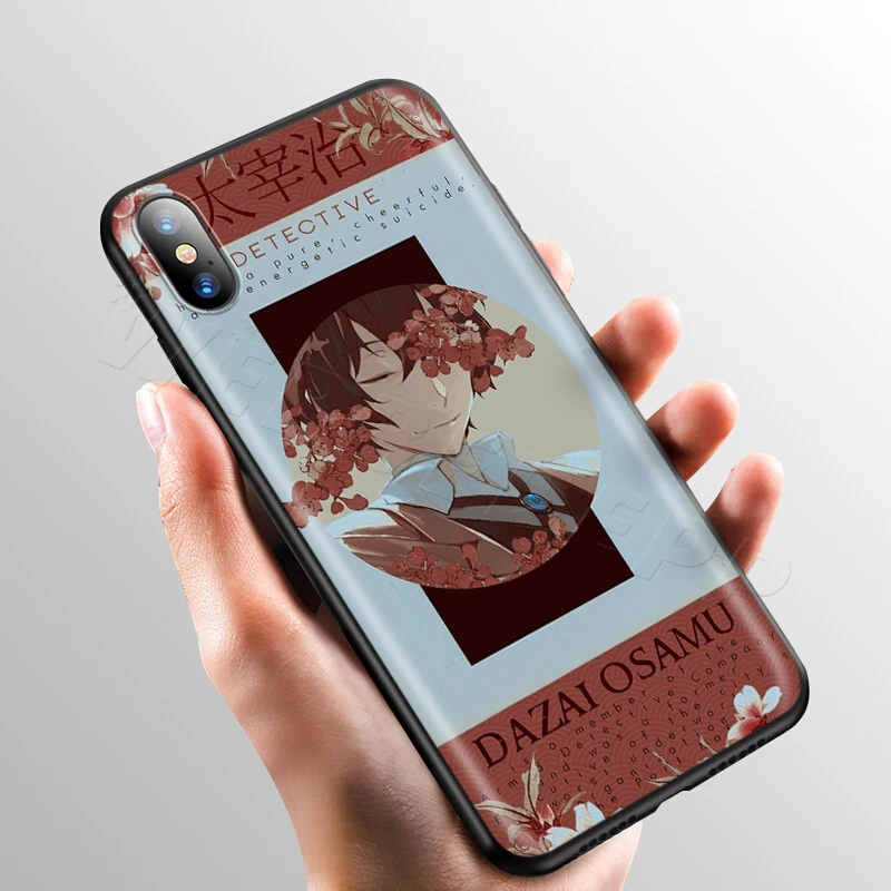 10 Чехол Webbedepp Bungou Stray Dogs Dazai Osamu для Apple iPhone 11 Pro XS Max XR X 8 7 6 6S Plus 5 5S SE - Цвет: 10