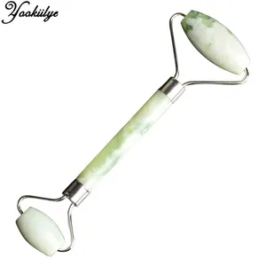 Новый нефритовый роликовый массажный массажер для лица, ролики для релаксации, инструмент для похудения, лифтинг для лица, против морщин, Антицеллюлитный