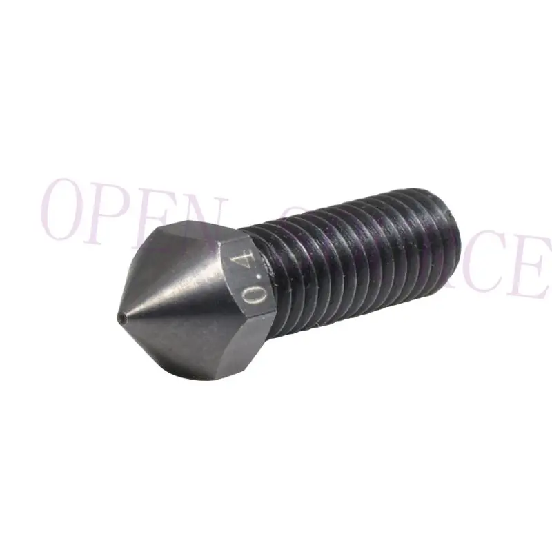 1 шт. M6 большой поток воздуха закаленная Сталь вулкан сопла 0 4 мм 6 8 для 3D-принтеры