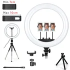 18 ''селфи кольцо лампы светильник с фотография Штатив-Трипод с гибкими для мобильный телефон держатель аксессуары для смартфона YouTube Live