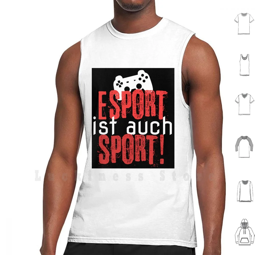 

Esport Is Also A Sports Gamer tank tops vest 100% Cotton Esport Esports Electronic Sports Sports Electronic Esport Is Also