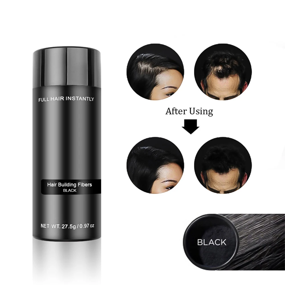 

9 Colors Topic Hair Growth Hair Building Fibers Full Hair Instantly Fiber Capilares Hold Spray Powder Hair Extension Products
