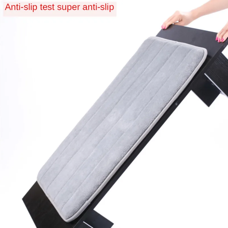 Нескользящий ковер для ванной мягкий флисовый коврик с эффектом памяти 40 х60 см 60