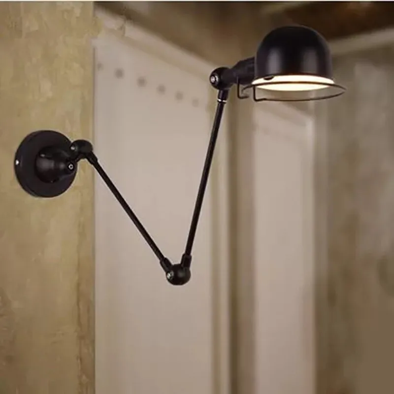 Выдвижная настенная Светодиодная лампа в стиле ретро комнатное декоративное