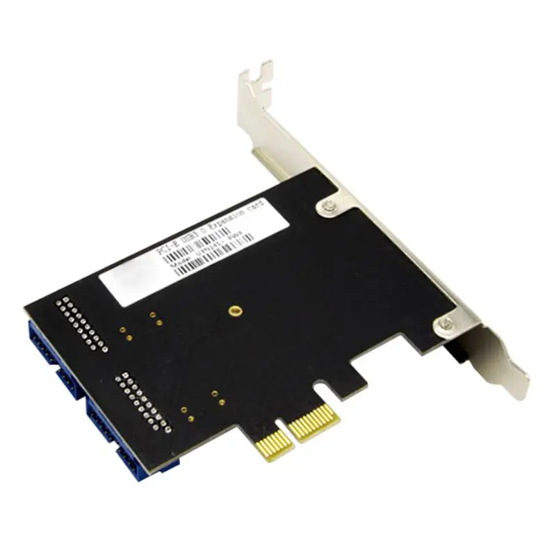 

PCI Express To Dual 19/20 Pin USB 3.0 Card High Speed Data Transfer Adapter for Windows 2000/XP/Vista/7 LBE