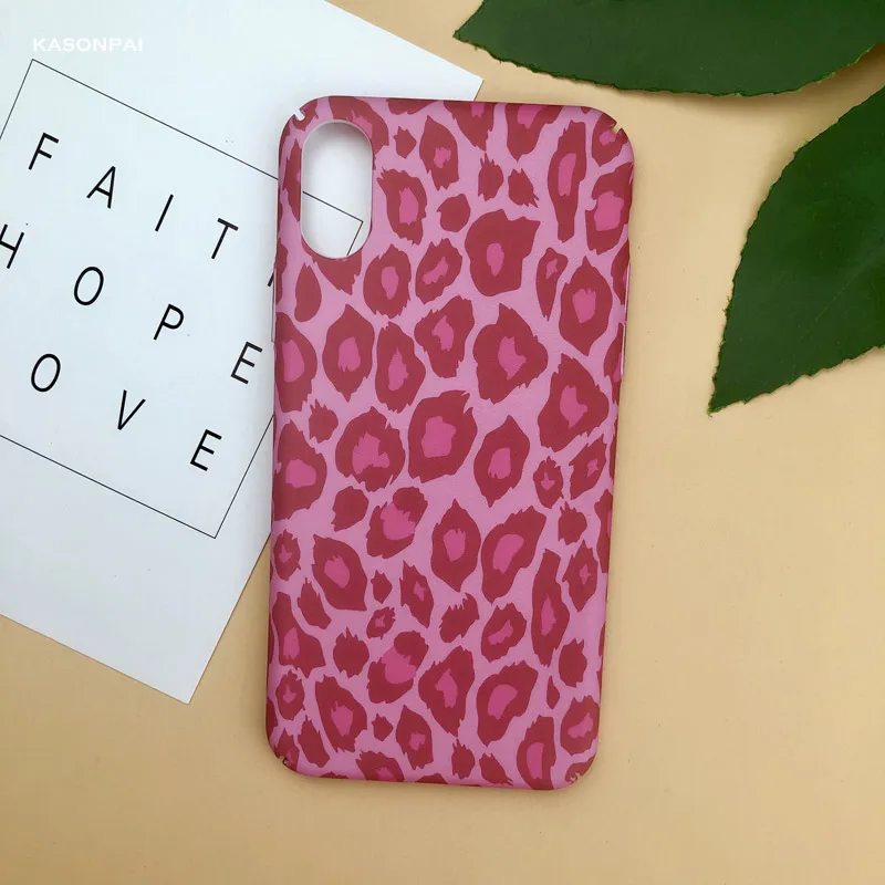 Style 04 Модный чехол для телефона с леопардовым принтом для iphone 11 Pro XS Max XR X чехол для iphone 6 6S 8 7 plus Роскошный Матовый Жесткий чехол-накладка s - Цвет: Style 04