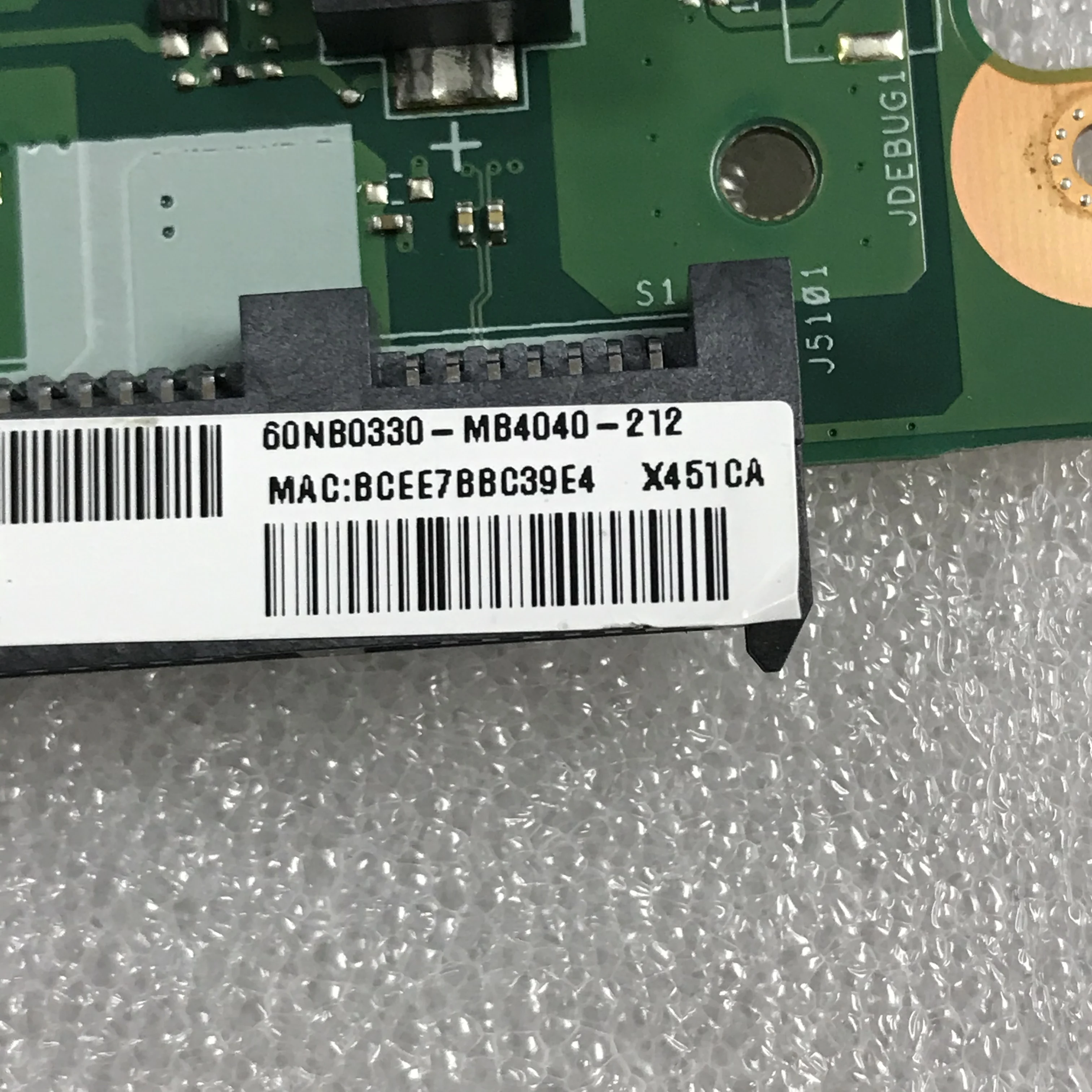 PCNANNY для ASUS X451C X451CA F451 F451C материнская плата 1007U HM70 DDR3 GMA HD 3000