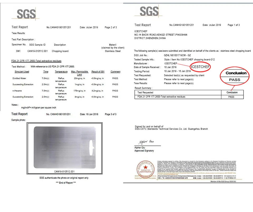 ICESTCHEF 304 разделочный блок из нержавеющей стали Антибактериальные разделочные доски против плесени разделочные доски инструменты для фруктов, овощей, мяса