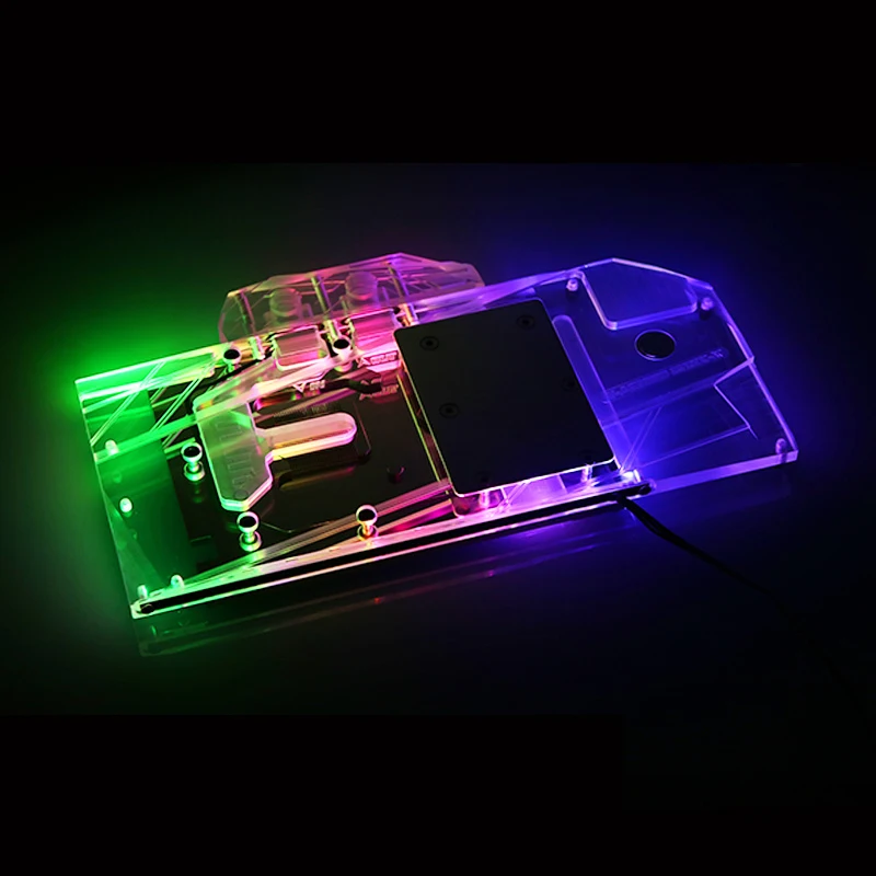Блок водяного охлаждения Bykski для ASUS ROG STRIX RTX 2080/ 2080 S O8G GAMING/RTX 2070 SUPER GPU Cooler N AS2080