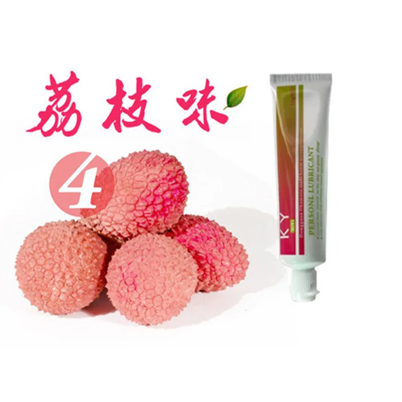 Смазка для секса с Анальная смазка яблоко/персик/вишня/личи/клубника на водной