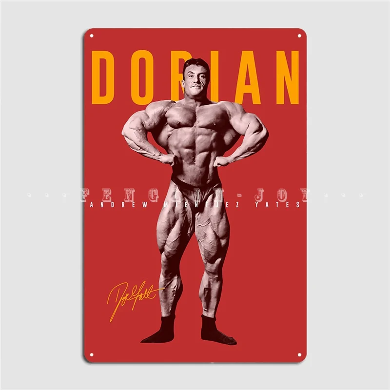 

Металлический плакат Dorian Yates Bodybuilder