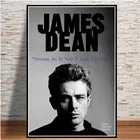 Популярная Картина из США Звезда актер Джеймс Дин качественная Картина на холсте постер для гостиной спальни диван настенное искусство домашний Декор картина