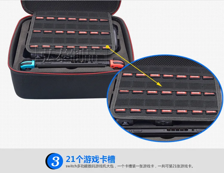 

Black Waterproof Anti-Scratch Big Storage Carry Bag Cover Case Protector Light Weight For Nintendo Switch Console Parts