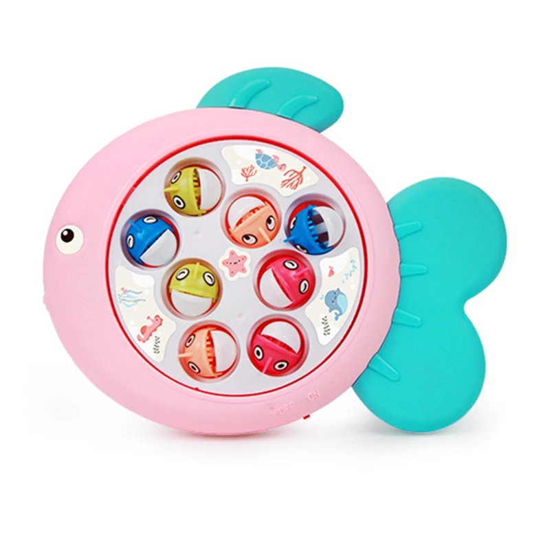 Горячая электрическая игрушка удочка вращающаяся Магнитная дисковая