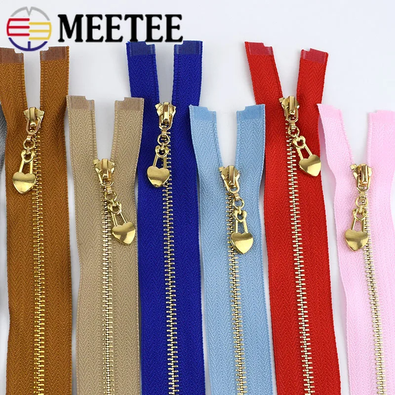 Meetee 2 шт 60-120 см 8# Смола двусторонний на молнии пуховик на молнии DIY длинная одежда Двухсторонний Слайдер ручной Швейные материалы ZA004