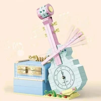 diy music box building blocks pirate ships owl clocks ingenious design educational toys for kids birthday gifts home decorations
