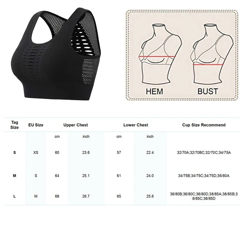 

LOOZYKIT Women Sports Bra Sexy Mesh Breathable Sports Top Push Up Female Gym Fitness Underwear Female Seamless Running Yoga Bra