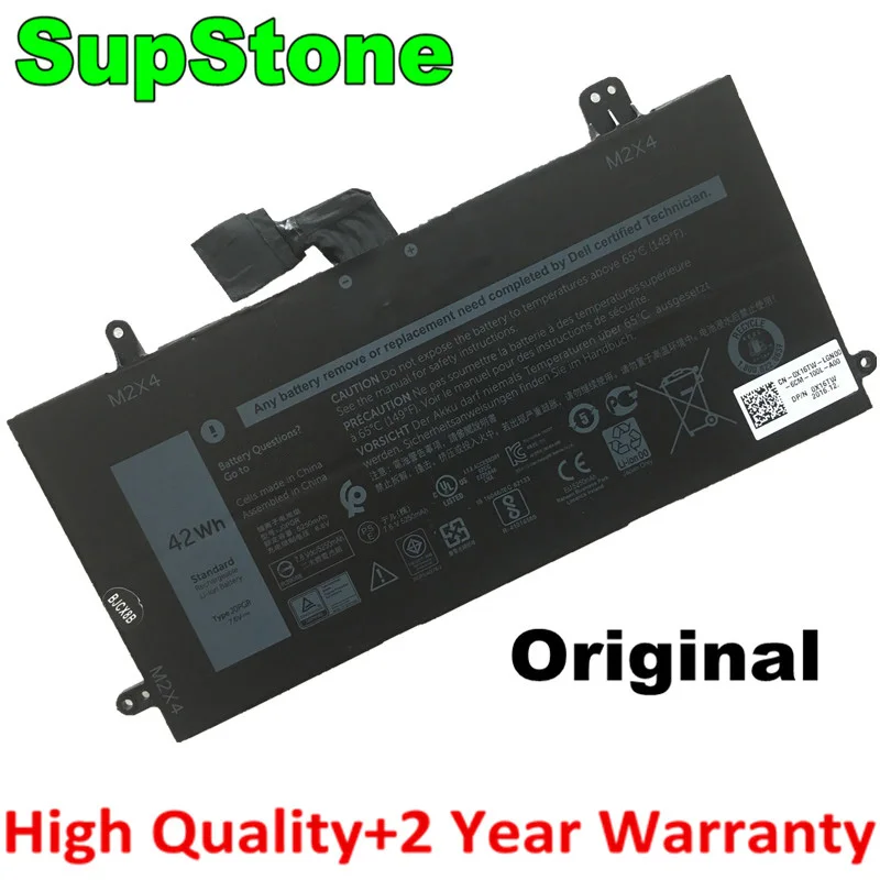 SupStone Echte Original J0PGR Laptop Batterie Für Dell Latitude 5285 5290 T17G 1WND8 JOPGR X16TW T17G001 Laptop Freies Verschiffen