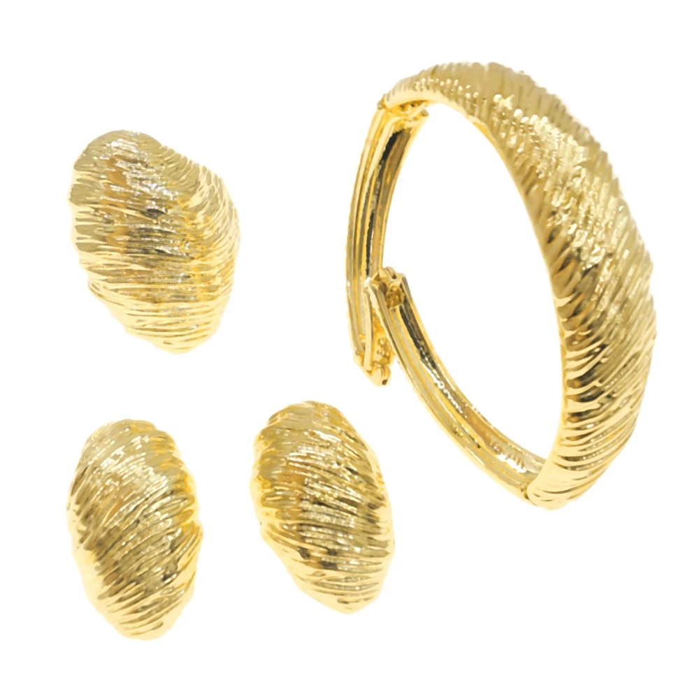 Женские кольца, браслет, серьги, подарок на свидание, B0048, новинка золотой комплект ювелирных изделий в дубайском стиле