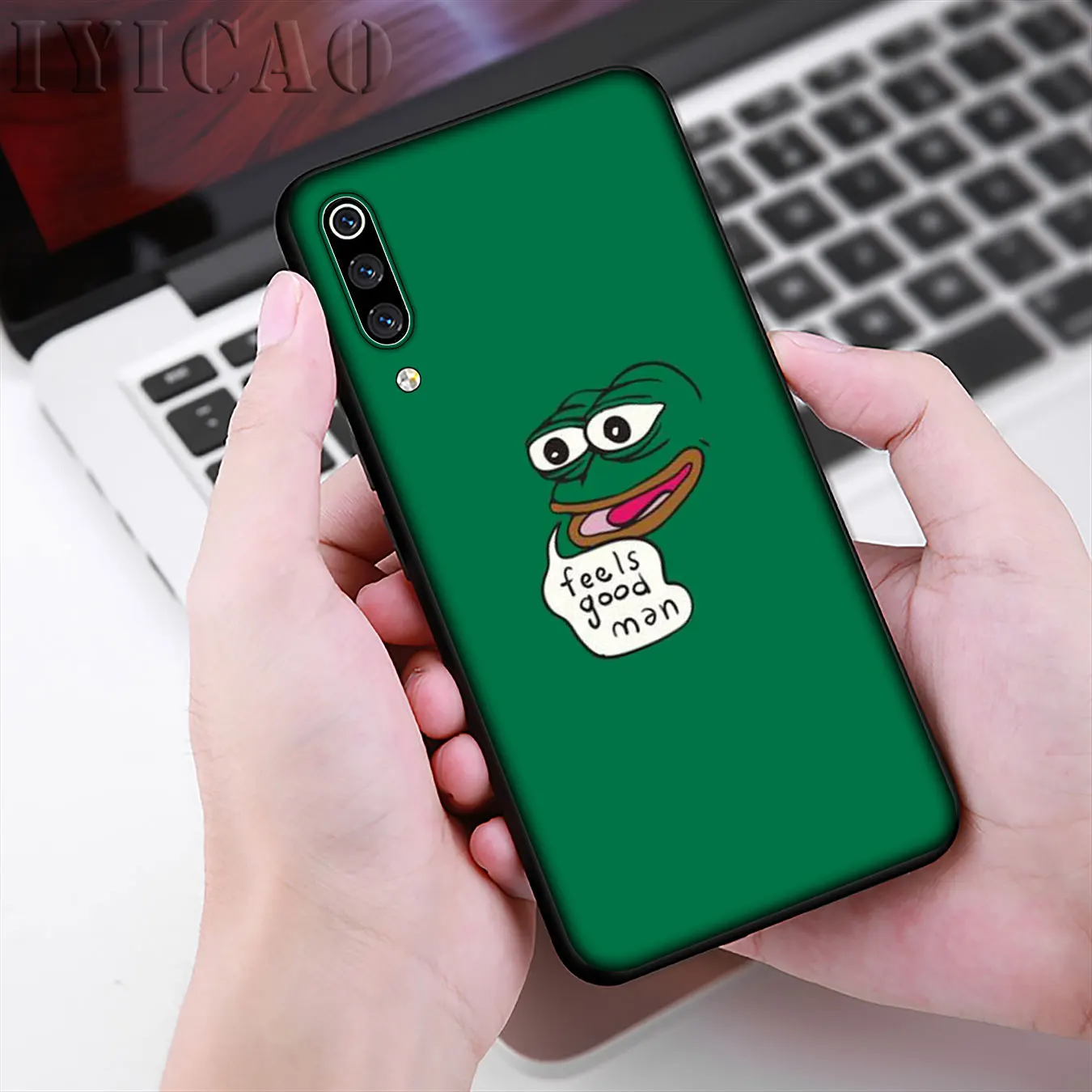 Мягкий силиконовый чехол IYICAO с Пепе мемами грустная лягушка для телефона Xiaomi Mi 10 9