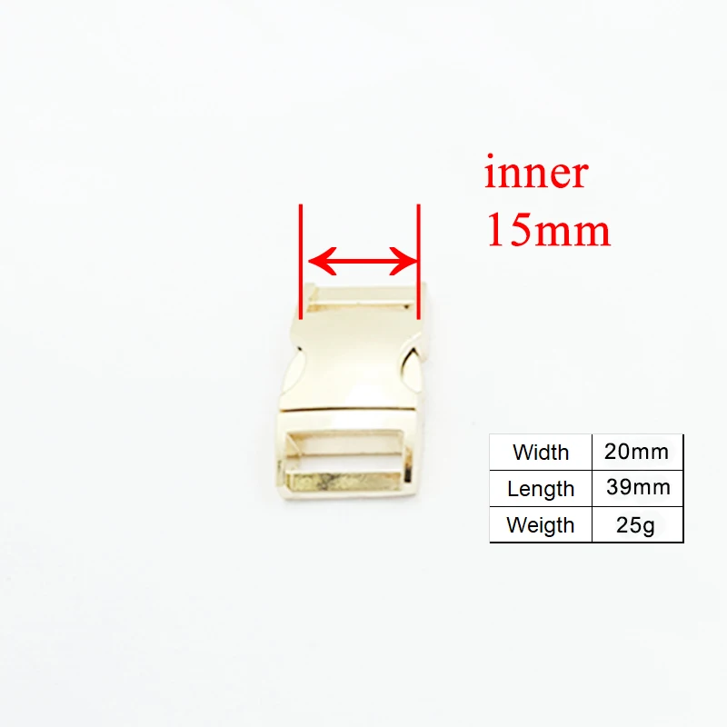 Металлические боковые пряжки с изогнутыми пряжками прочные пряжка покрытием