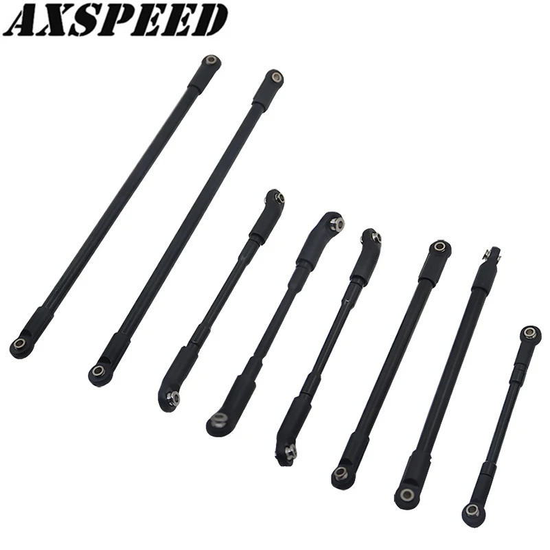 AXSPEED 8 шт./компл. пластиковый стержень из алюминиевого сплава конец стержня для 1/10