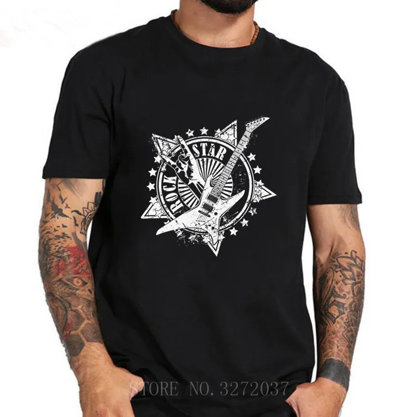 Мужская футболка с коротким рукавом круглым вырезом и принтом|Мужские футболки| |