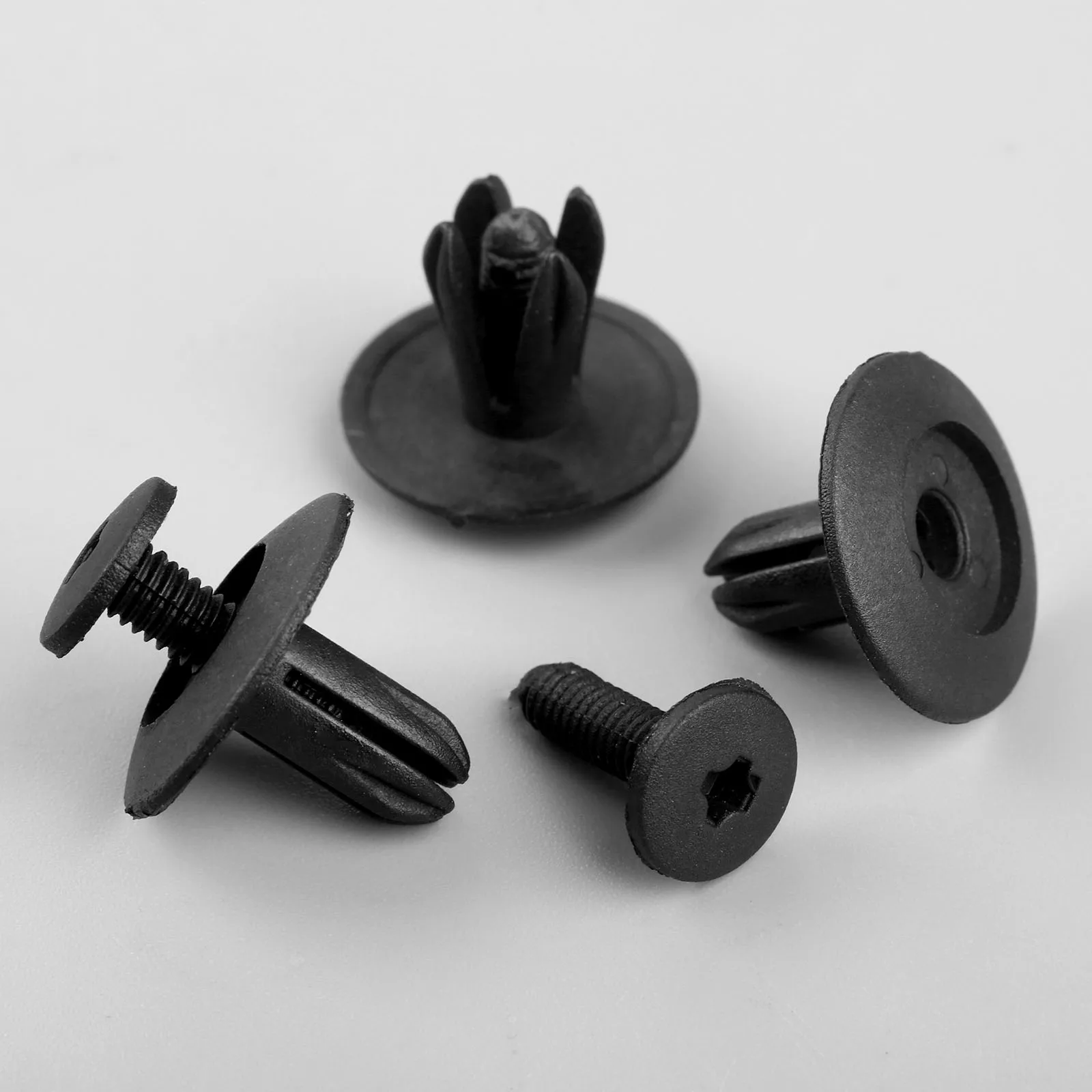 100 шт. авто крепеж для бампера 6 мм отверстие пластиковый фиксатор заклепок