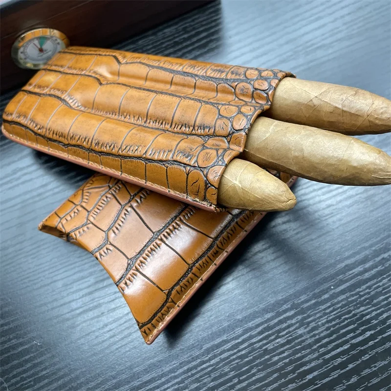 Новый COHIBA коровья кожа 3 сигары дорожная сумка для переноски Чехол с рисунком