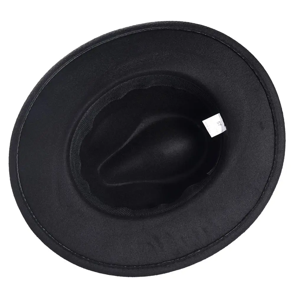 

2021 New Hat Women Hat Fall Winter Warm Hat Male Jazz Hat Woolen Top Hat Hair Accessories