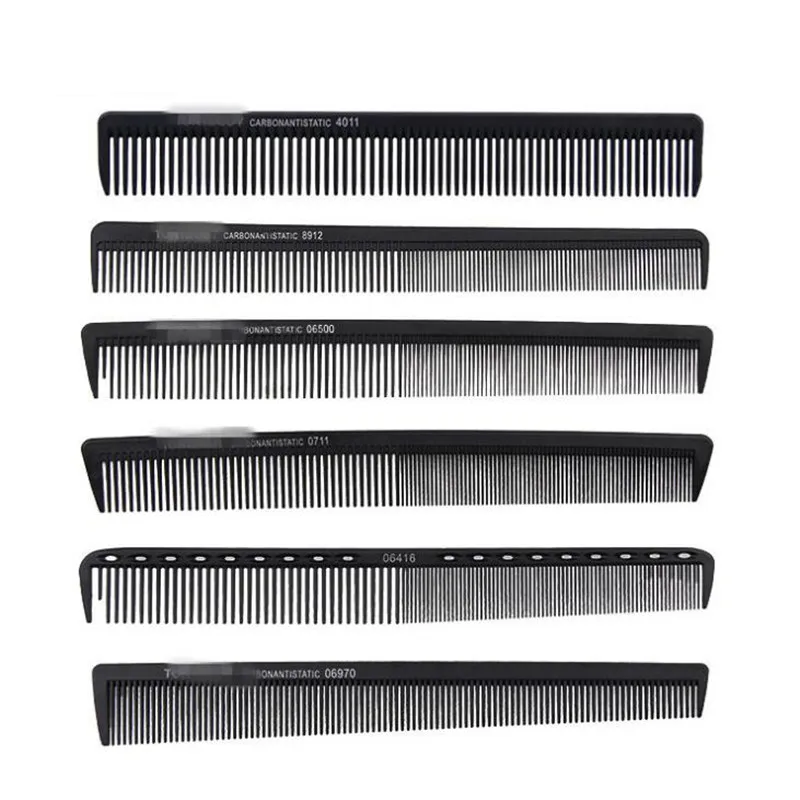 Гребни для волос Антистатическая углеродная щетка профессиональные инструменты