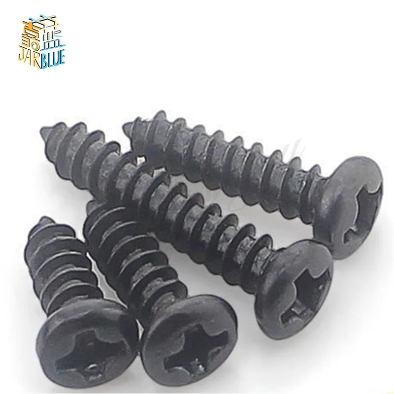 

100Pcs M1.4 M1.7 M2 M2.3 M3 PA Phillips Head Micro Laptop Screws Round Head Self-tapping Electronic Small Wood Screws