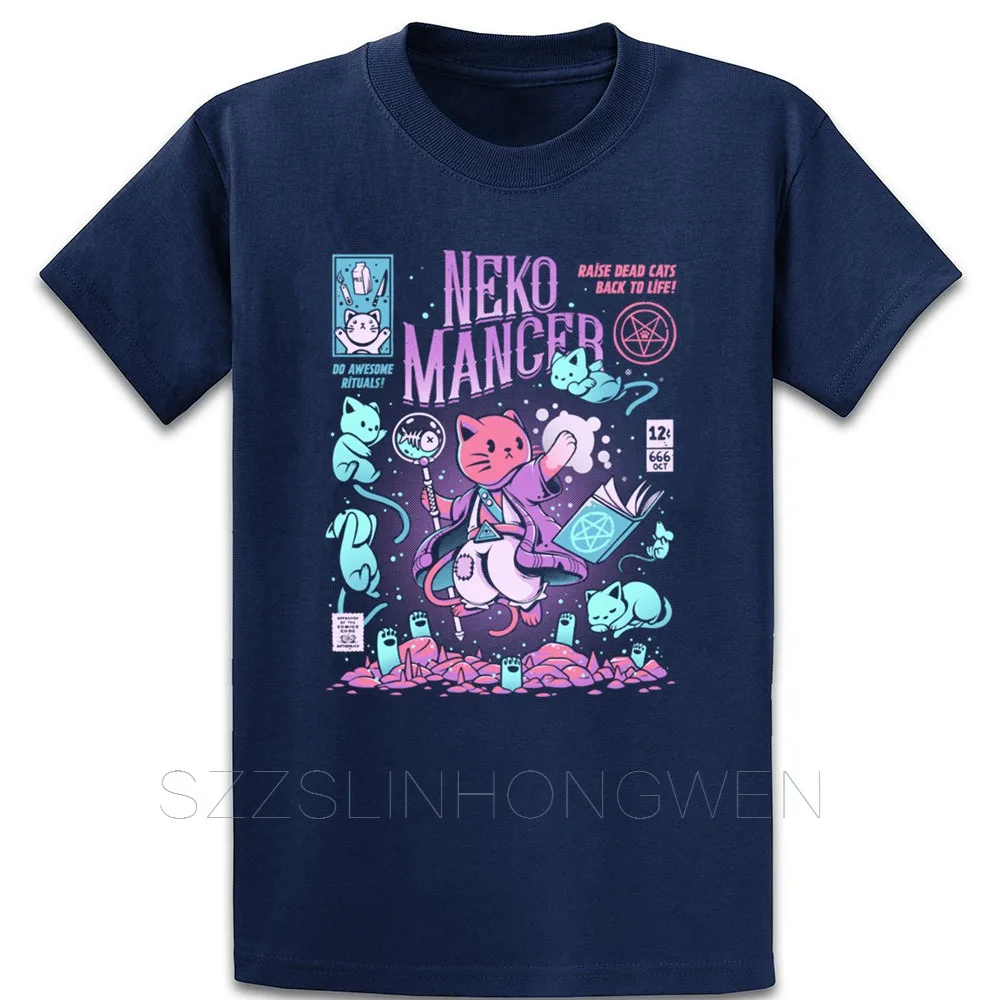 Nekomancer футболка с проектом героев из мультфильма летняя Homme создать более Размеры