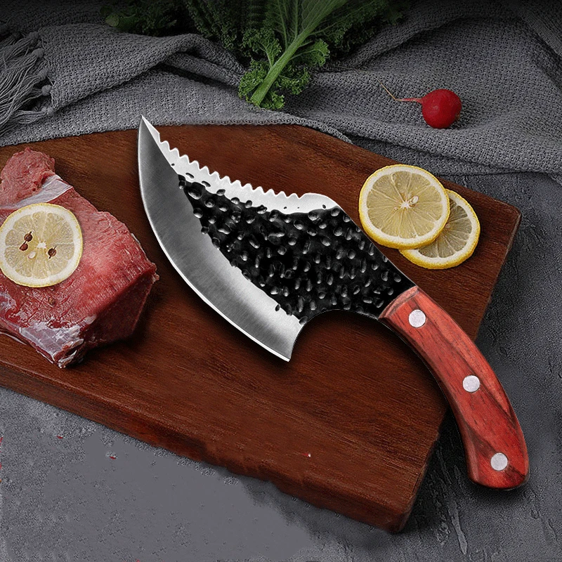 Кухня гаджет 5CR15 Нержавеющая сталь готовить Ножи мясника кости-резка Малый