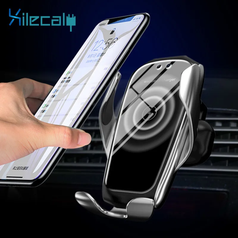 Беспроводное Автомобильное зарядное устройство Xilecaly X5 10 Вт с автоматическим