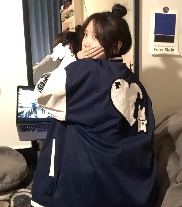 Двухслойный чехол новинка 2021 студенческий пиджак Топ | Женская одежда